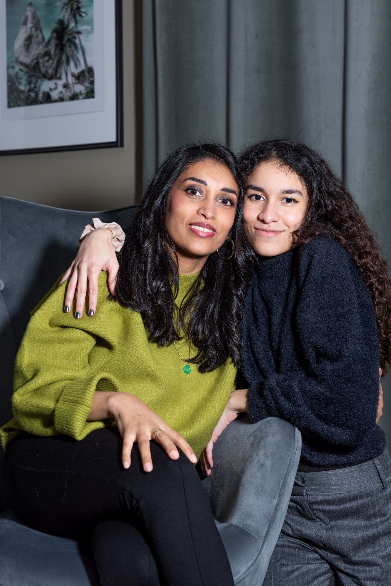 portrait jeune femme et maman